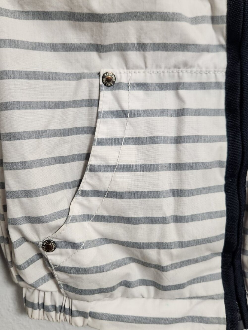 Zara Boys | Kid's Nautical Stripe Seafarer Rain Jacket Hood 6/7 - Picture 3 of 6